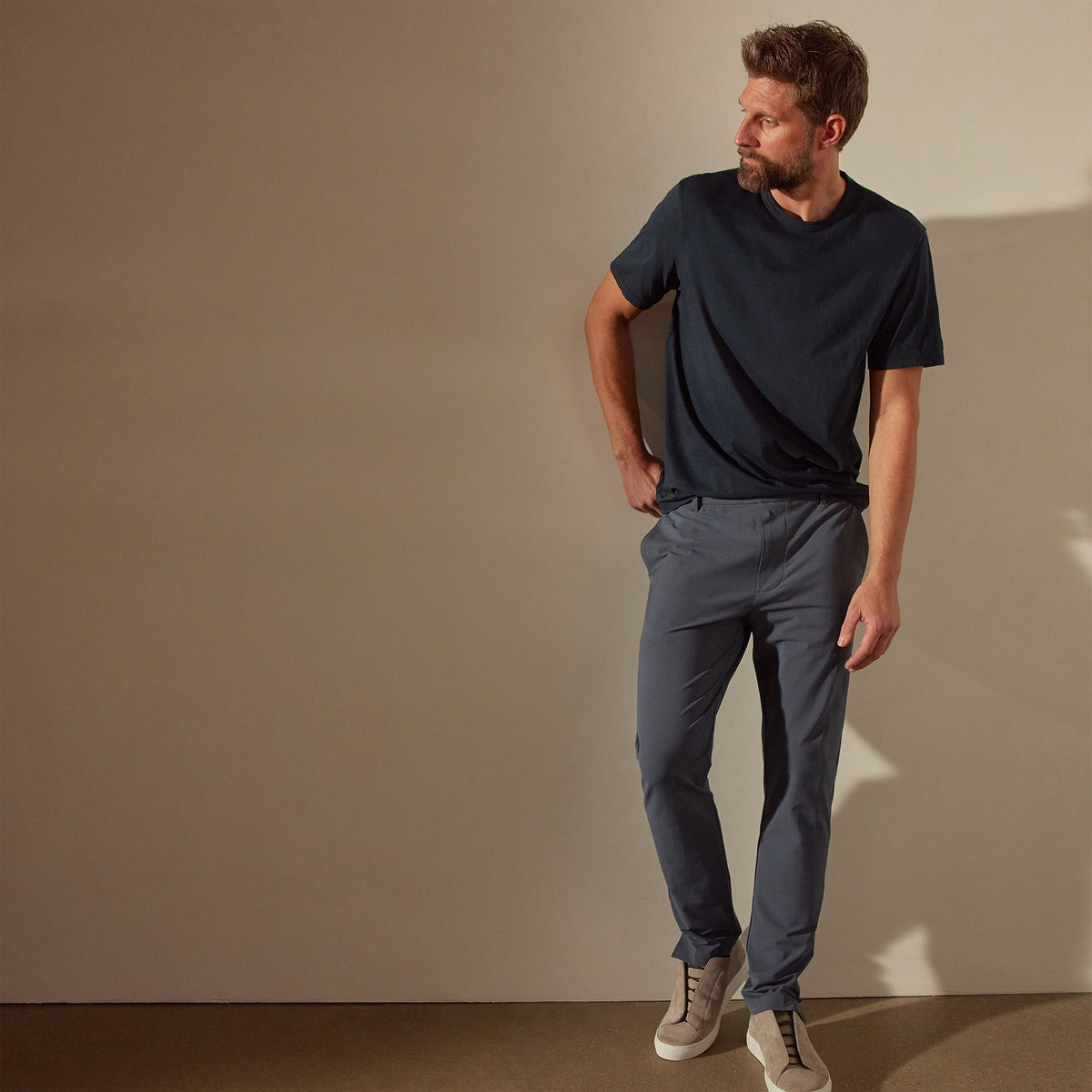 Men's Luxe Lotus Jersey Gift Set In Black/White/French Navy | James Perse Los Angeles