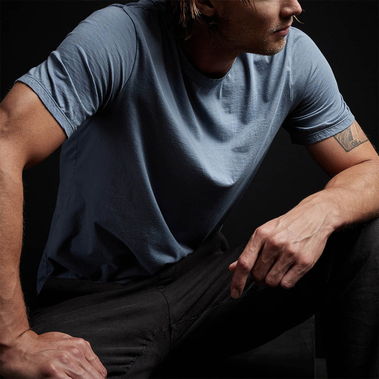 Luxe Lotus Jersey Tee in Globe | James Perse Los Angeles