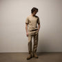 Luxe Lotus Jersey Tee in Light Khaki | James Perse Los Angeles