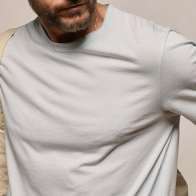 Luxe Lotus Jersey Tee in Memory | James Perse Los Angeles