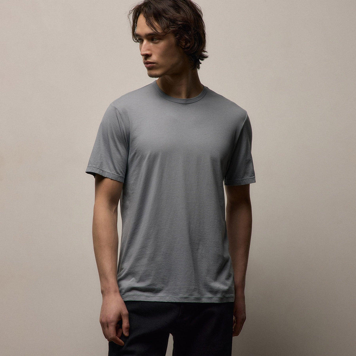 Luxe Lotus Jersey Tee in Ore | James Perse Los Angeles