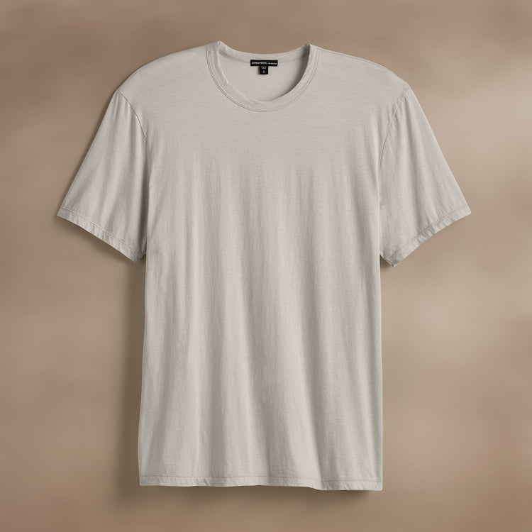 Luxe Lotus Jersey Tee in Salt | James Perse Los Angeles
