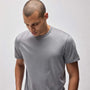 Luxe Lotus Jersey Tee in Silver Grey | James Perse in Los Angeles