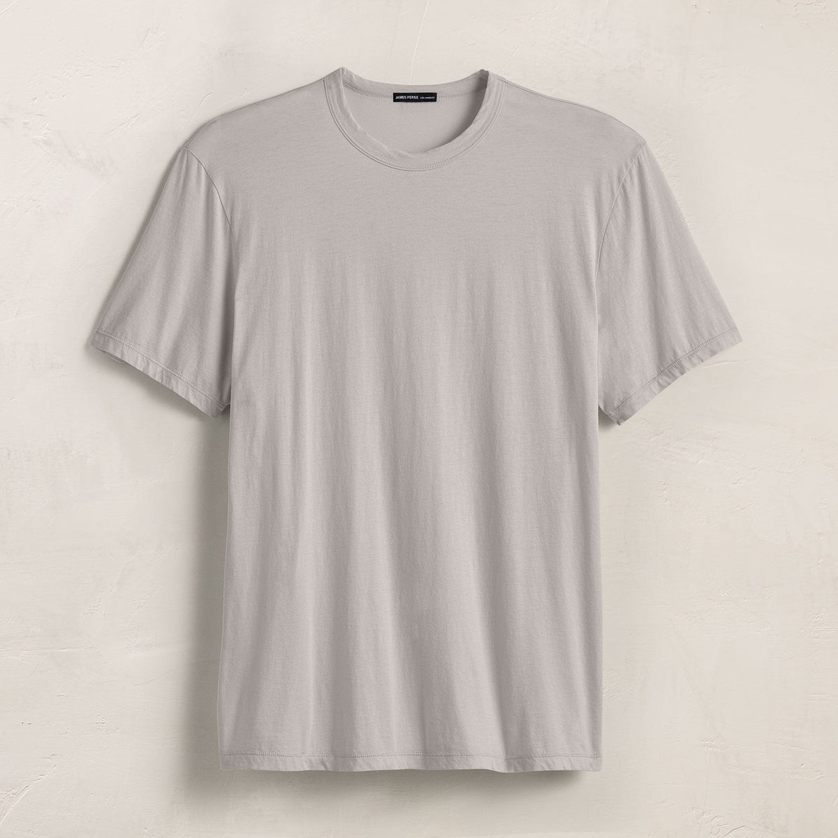 Luxe Lotus Jersey Tee in Silver | James Perse Los Angeles