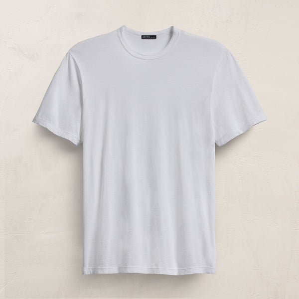 Luxe Lotus Jersey Tee in White | James Perse Los Angeles