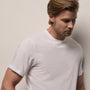 Luxe Lotus Jersey Tee in White | James Perse Los Angeles
