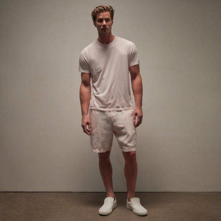 Luxe Lotus Jersey Tee in Zephyr | James Perse Los Angeles