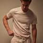 Luxe Lotus Jersey Tee in Zephyr | James Perse Los Angeles
