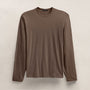 Luxe Lotus Jersey Crew in Caribou | James Perse Los Angeles FLAT