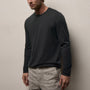 Luxe Lotus Jersey Long Sleeve in Carbon | James Perse Los Angeles