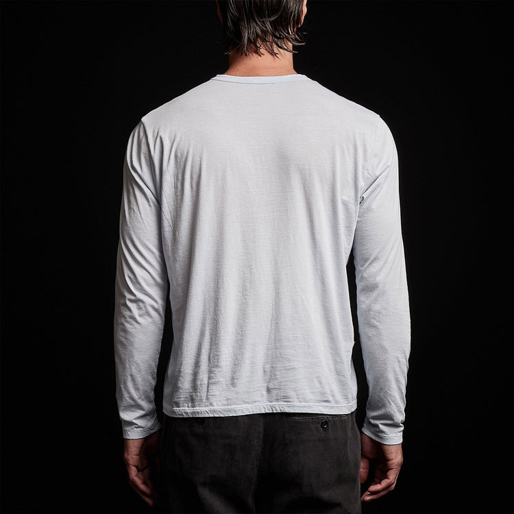 Luxe Lotus Jersey Crew in Memory | James Perse Los Angeles