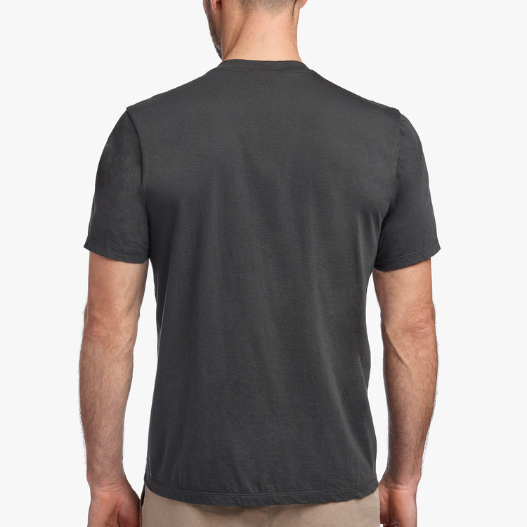 Luxe Lotus Jersey V Neck In Dark Olive | James Perse Los Angeles