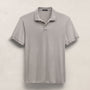 Luxe Lotus Jersey Polo in Fog | James Perse Los Angeles
