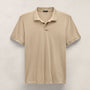 Luxe Lotus Jersey Polo in Light Khaki | James Perse Los Angeles