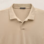 Luxe Lotus Jersey Polo in Light Khaki | James Perse Los Angeles