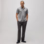 Luxe Lotus Jersey Polo in Silver Grey | James Perse in Los Angeles
