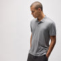 Luxe Lotus Jersey Polo in Silver Grey | James Perse in Los Angeles