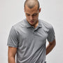 Luxe Lotus Jersey Polo in Silver Grey | James Perse in Los Angeles