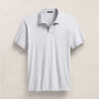 Luxe Lotus Jersey Polo in White | James Perse Los Angeles