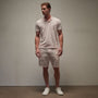 Luxe Lotus Jersey Polo in Zephyr | James Perse Los Angeles