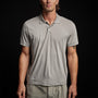 Luxe Lotus Jersey Polo in Paver | James Perse Los Angeles