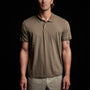 Luxe Lotus Jersey Polo in Sergeant | James Perse Los Angeles