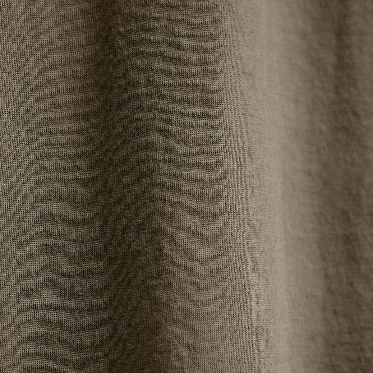 Luxe Lotus Jersey Long Sleeve Polo in Birch | James Perse Los Angeles