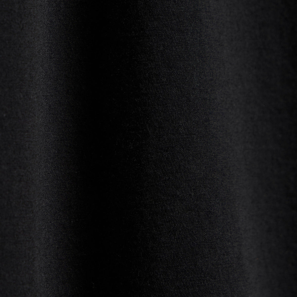 Luxe Lotus Jersey Long Sleeve Polo in Black | James Perse Los Angeles