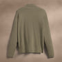 Luxe Lotus Jersey Long Sleeve Polo in Peet | James Perse Los Angeles