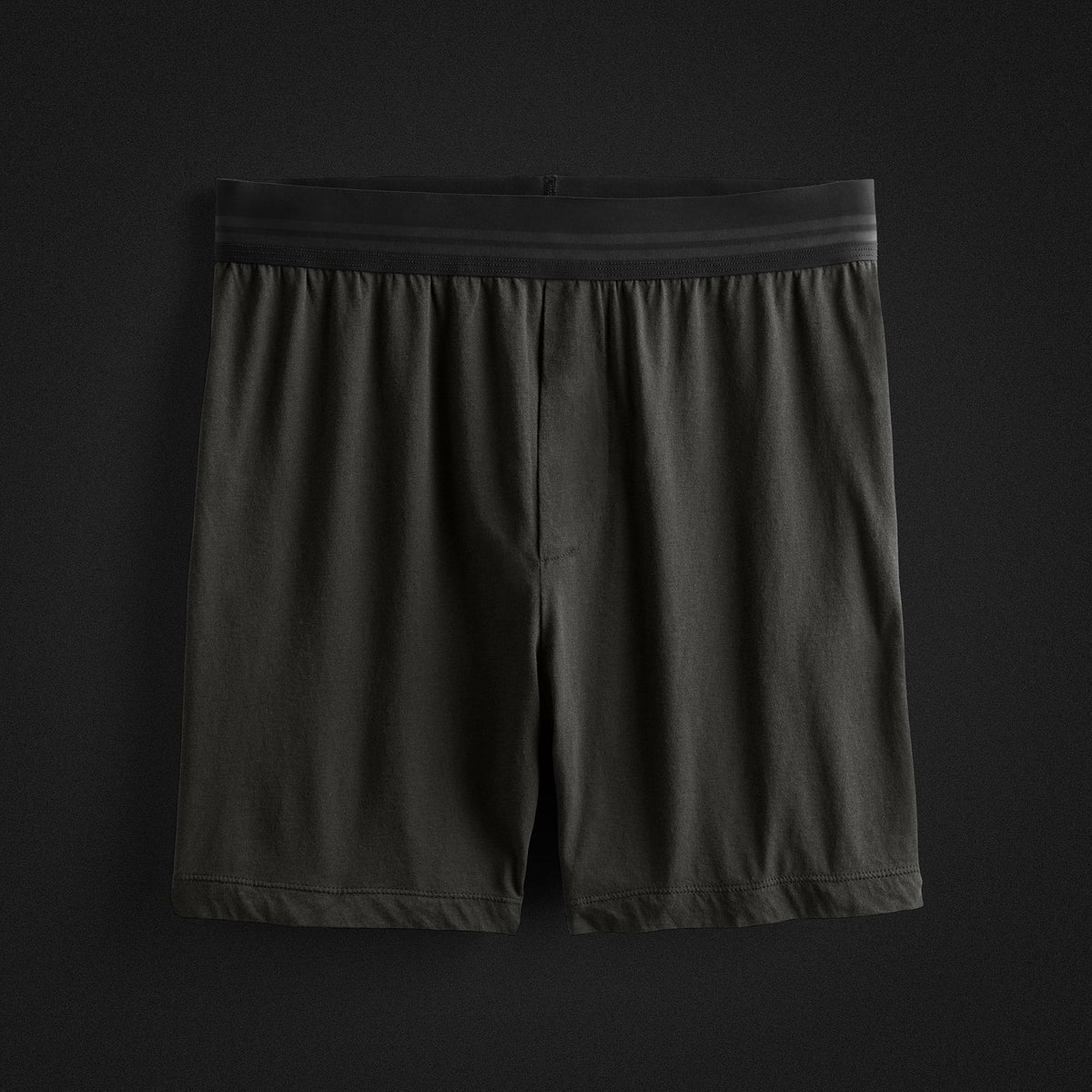 Relaxed Fit Boxer Short 3 Pack - Black/White/Carbon