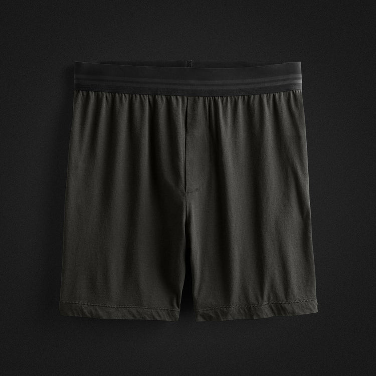 Relaxed Fit Boxer Short 3 Pack - Black/White/Carbon