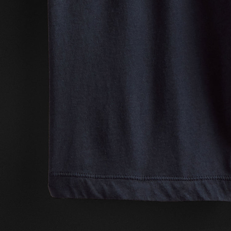 Luxe Lotus Relaxed Fit Boxer Short in French Navy | James Perse Los Angeles FLAT
