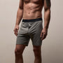 Luxe Lotus Relaxed Fit Boxer Short in Heather Grey | James Perse Los Angeles