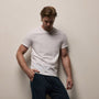 Elevated Lotus Jersey Lounge Tee in White | James Perse Los Angeles
