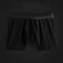 Elevated Lotus Sport Boxer Short in Black | James Perse Los Angeles FLAT