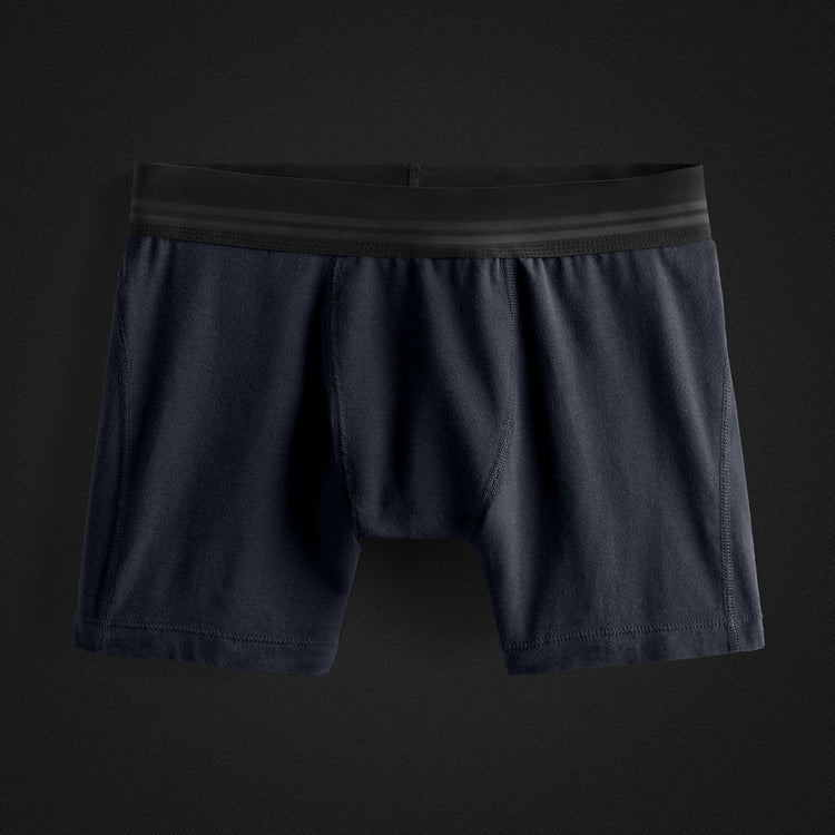 Elevated Lotus Sport Boxer Short in French Navy | James Perse Los Angeles FLAT