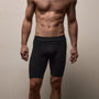 Elevated Lotus Sport Boxer  Long in Black | James Perse Los Angeles