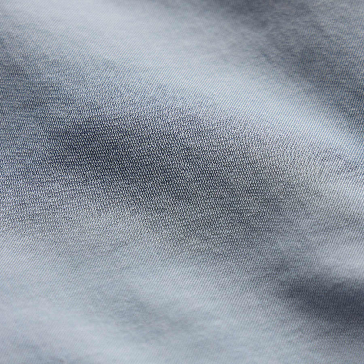 Featherweight Denim Utility Shirt in Bleach Wash | James Perse Los Angeles