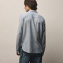 Featherweight Denim Utility Shirt in Bleach Wash | James Perse Los Angeles