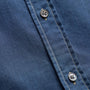 Featherweight Denim Utility Shirt in Medium Wash | James Perse Los Angeles