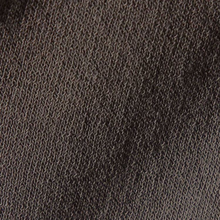 Double Retro Striped Zip Up Cardigan in Flint/Black | James Perse Los Angeles
