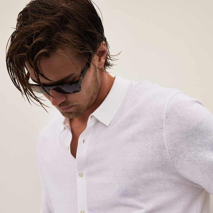 Sonoran Shirt in White | James Perse Los Angeles
