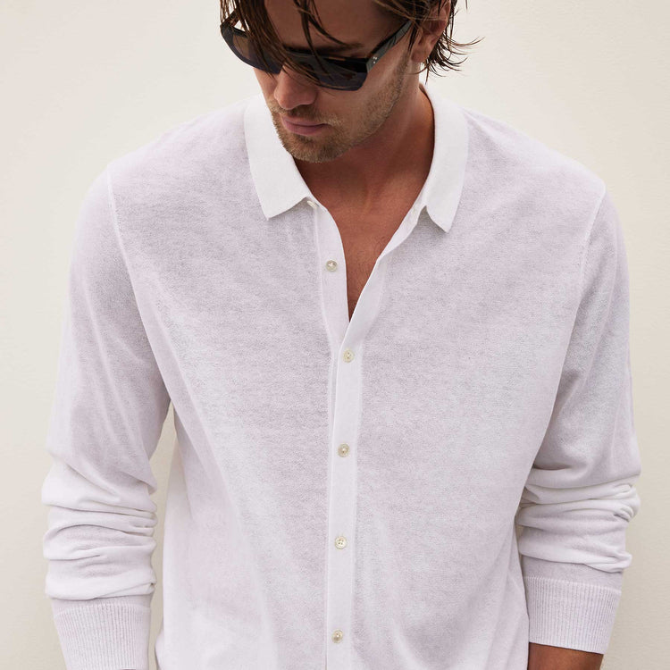 Sonoran Shirt in White | James Perse Los Angeles