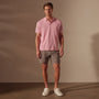 San Jacinto Knit Polo in Peony | James Perse Los Angeles