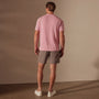 San Jacinto Knit Polo in Peony | James Perse Los Angeles