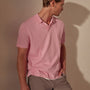San Jacinto Knit Polo in Peony | James Perse Los Angeles