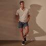 San Jacinto Knit Polo in White | James Perse Los Angeles