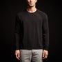 Colony Knit Crew in Black | James Perse Los Angeles