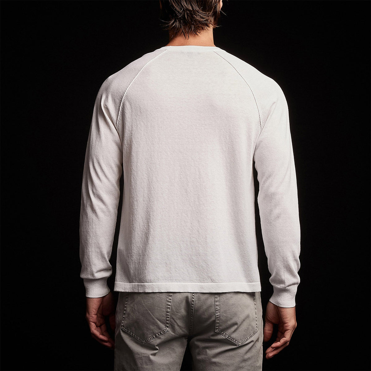 Colony Knit Crew in White | James Perse Los Angeles