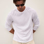 Colony Knit Crew in White | James Perse Los Angeles